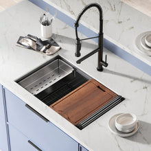 Tourner 76,2 × 48,3 cm acier inoxydable, simple Basin, Undermount Kitchen Workstation vasque – finition noir