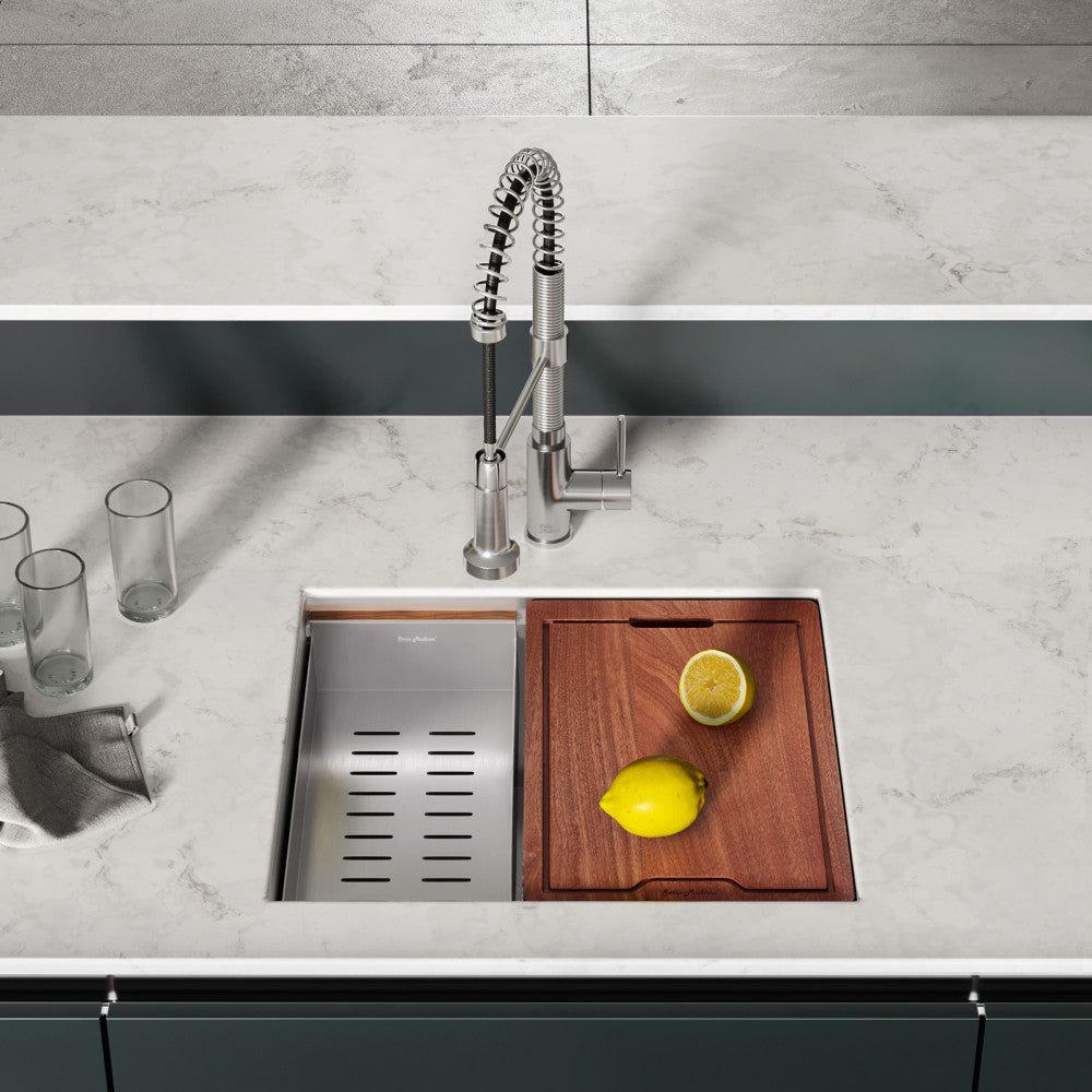 Rivage 55,9 × 48,3 cm simple Basin Undermount Kitchen Workstation vasque