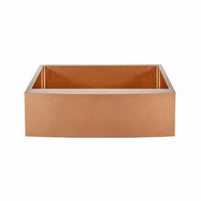 Rivage 76,2 × 53,3 cm acier inoxydable, simple Basin, Farmhouse évier de cuisine avec Apron – finition Rose or