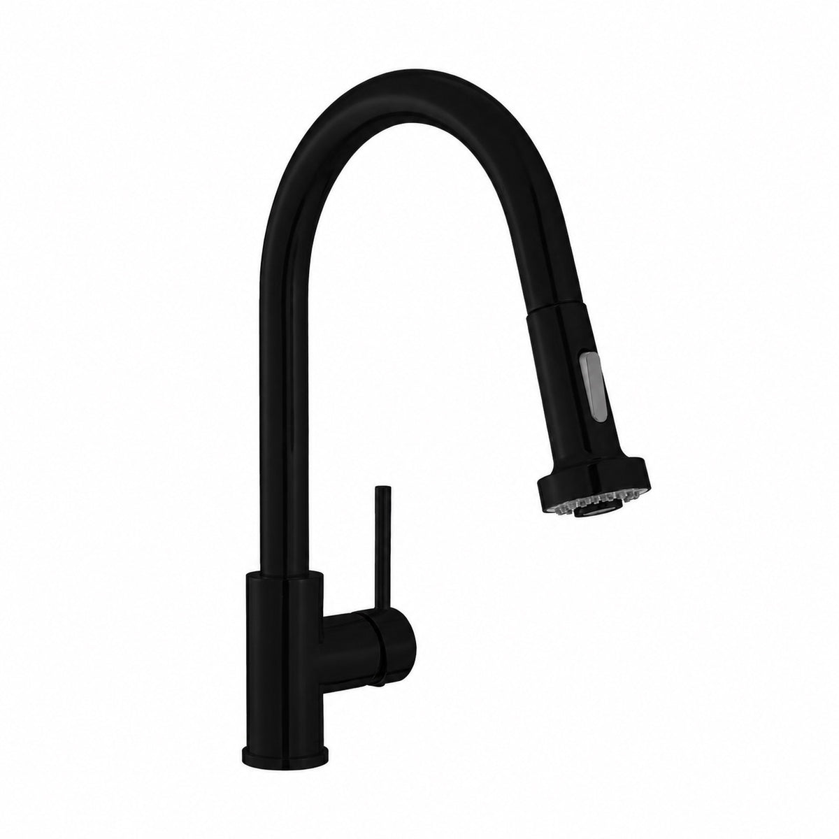 Nouvet Poignée unique, Pull-Down mitigeur de cuisine – finition noir mat