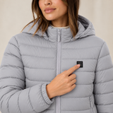 Heated Down Jacket – 95% Duck Down, 3 Heat Settings