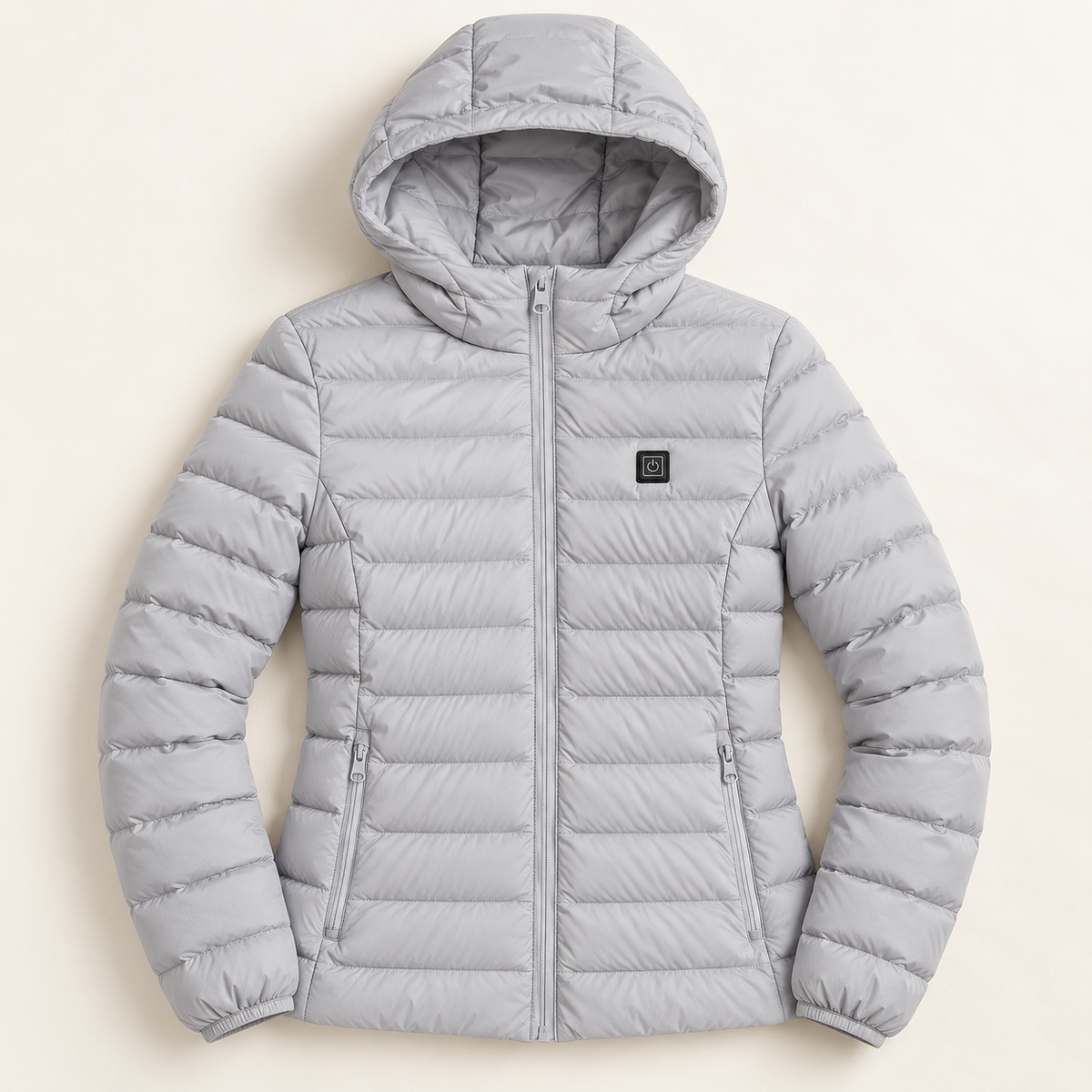 Heated Down Jacket – 95% Duck Down, 3 Heat Settings