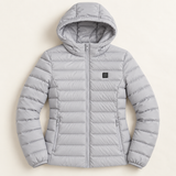 Heated Down Jacket – 95% Duck Down, 3 Heat Settings