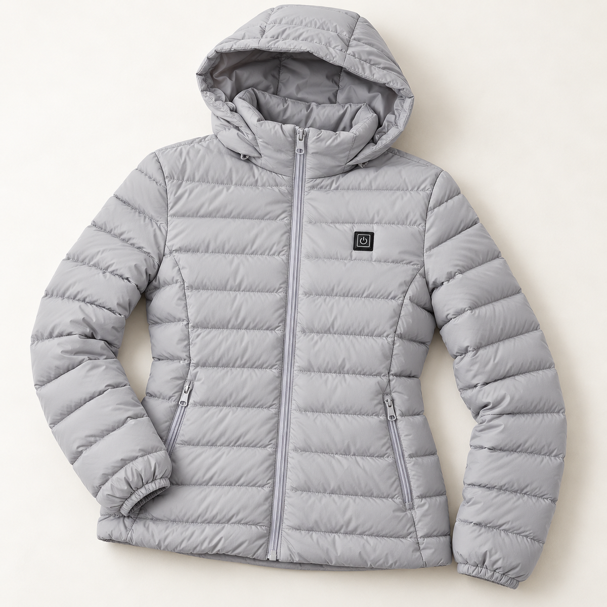 Heated Down Jacket – 95% Duck Down, 3 Heat Settings