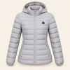 Heated Down Jacket – 95% Duck Down, 3 Heat Settings