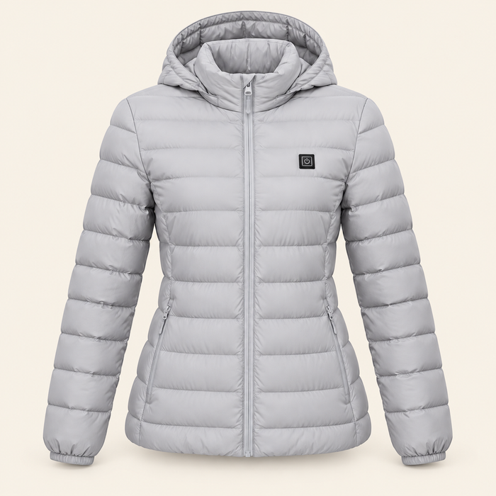 Heated Down Jacket – 95% Duck Down, 3 Heat Settings