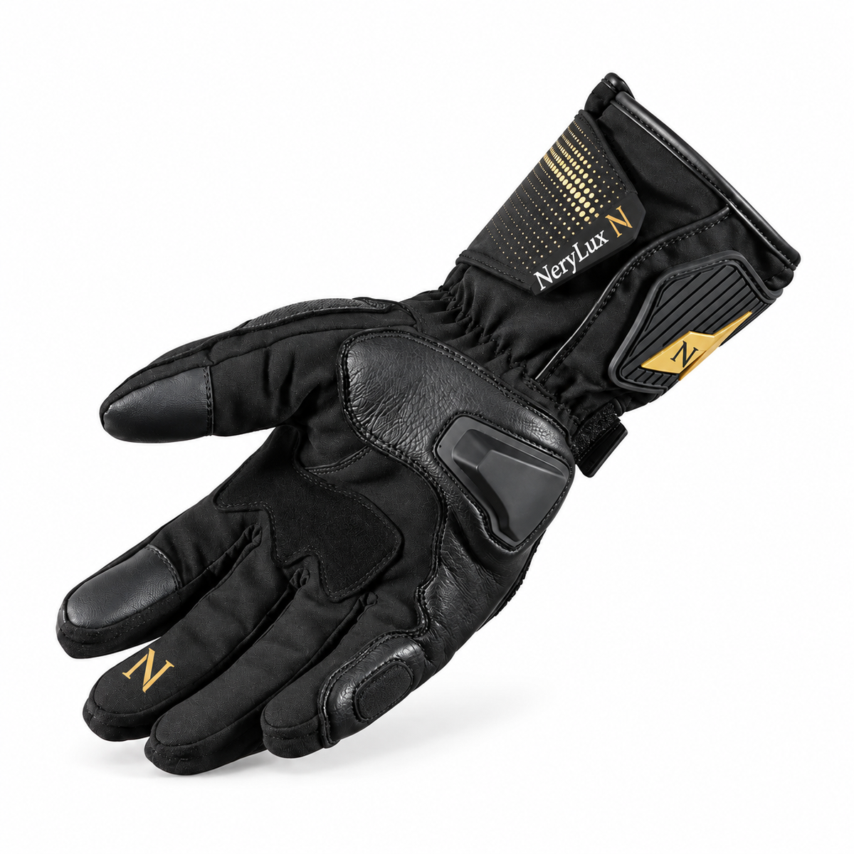 NeryLux DS-2310 Rechargeable Heated Motorcycle Gloves