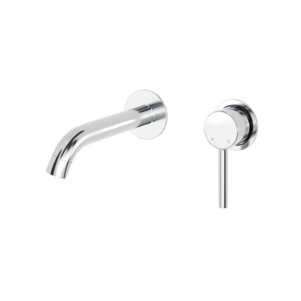 Ivy monocommande mural mitigeur de lavabo – finition chrome poli