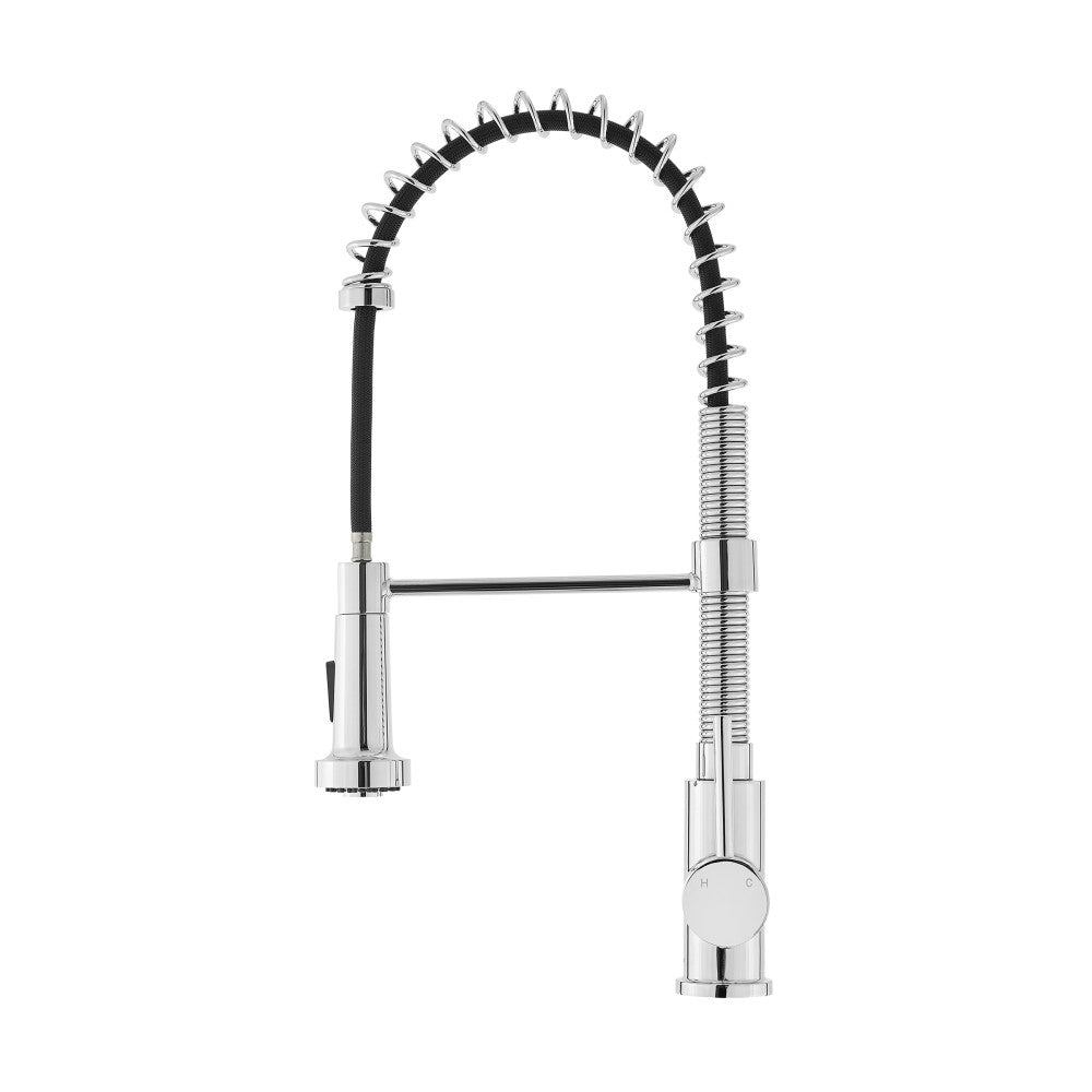 Nouvet Poignée unique, Pull-Down mitigeur de cuisine – finition Chrome
