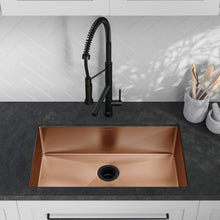 Rivage 76,2 × 45,7 cm acier inoxydable, simple Basin, Undermount évier de cuisine, Rose or