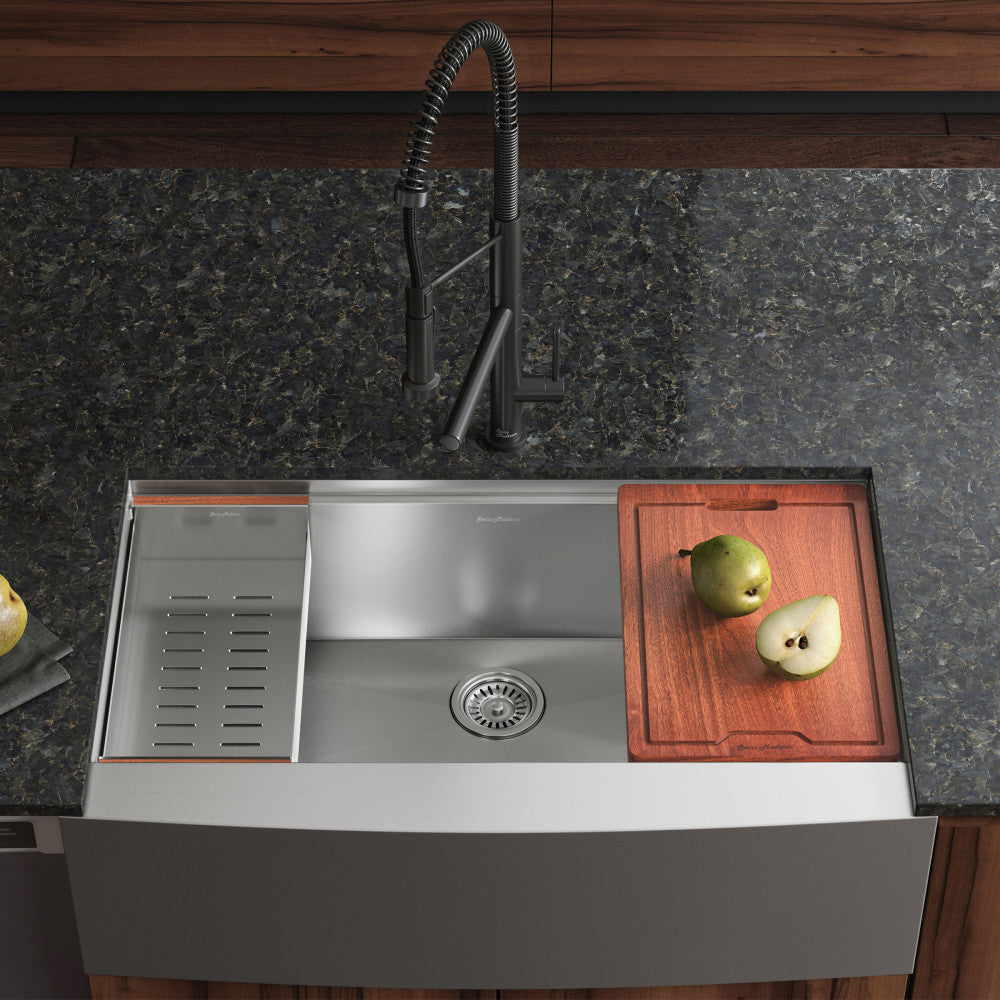 Rivage 83,8 × 55,9 cm simple Basin Apron Kitchen Workstation vasque