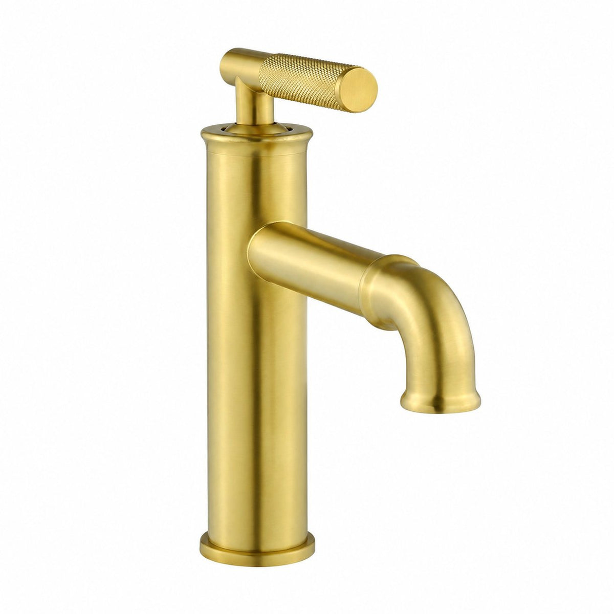 Avallon monotrou, monocommande Sleek, mitigeur de lavabo – finition or brossé
