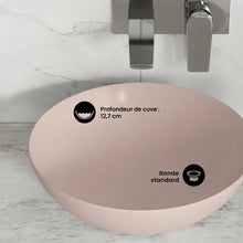 Classe 16 Color céramique vasque – finition mat Pink