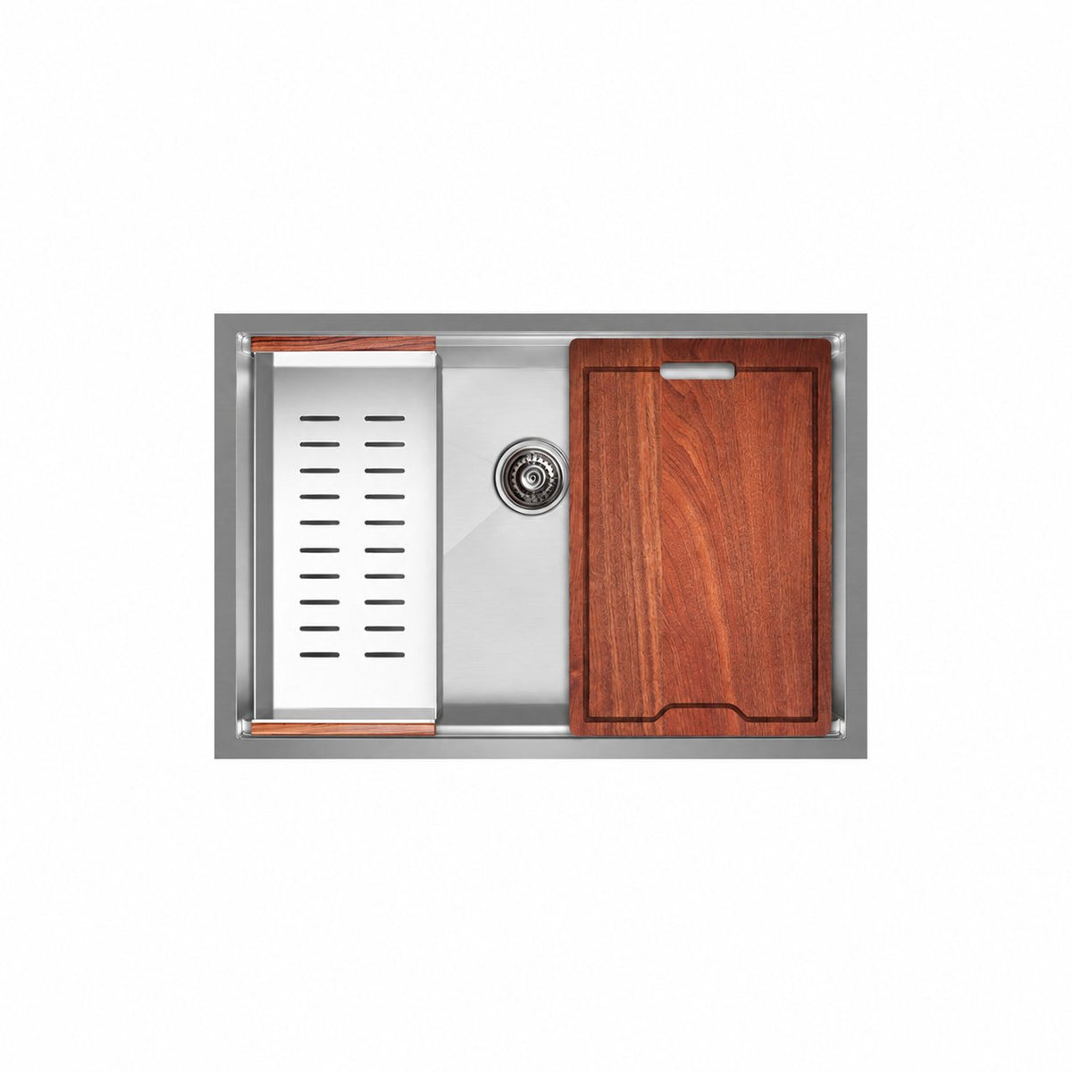 Rivage 76,2 × 48,3 cm simple Basin Undermount Kitchen Workstation vasque