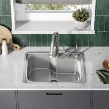 Ouvert 63,5 × 55,9 cm acier inoxydable simple Basin Top-Mount évier de cuisine