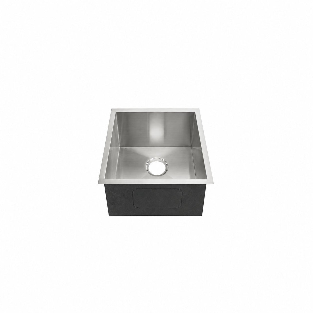 Tourner 35,6 × 45,7 cm acier inoxydable, simple Basin, Undermount évier de cuisine