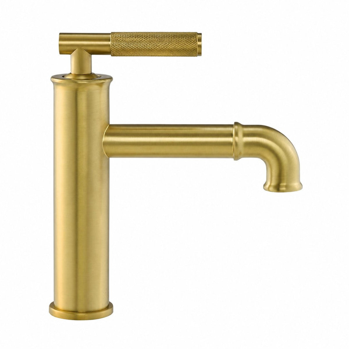 Avallon monotrou, monocommande Sleek, mitigeur de lavabo – finition or brossé