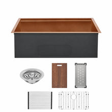 Tourner 81,3 cm 18 Gauge acier inoxydable Undermount évier de cuisine – finition poli Rose or