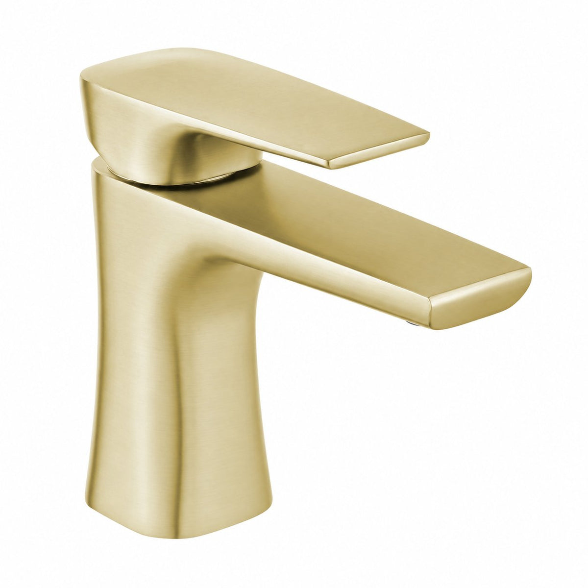 Monaco monotrou, monocommande, mitigeur de lavabo – finition or brossé