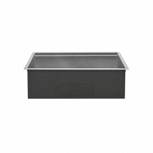Tourner 81,3 cm 18 Gauge acier inoxydable Undermount évier de cuisine – finition noir mat