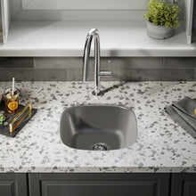 Toulouse 40,6 × 40,6 cm acier inoxydable, simple Basin, Undermount évier de cuisine