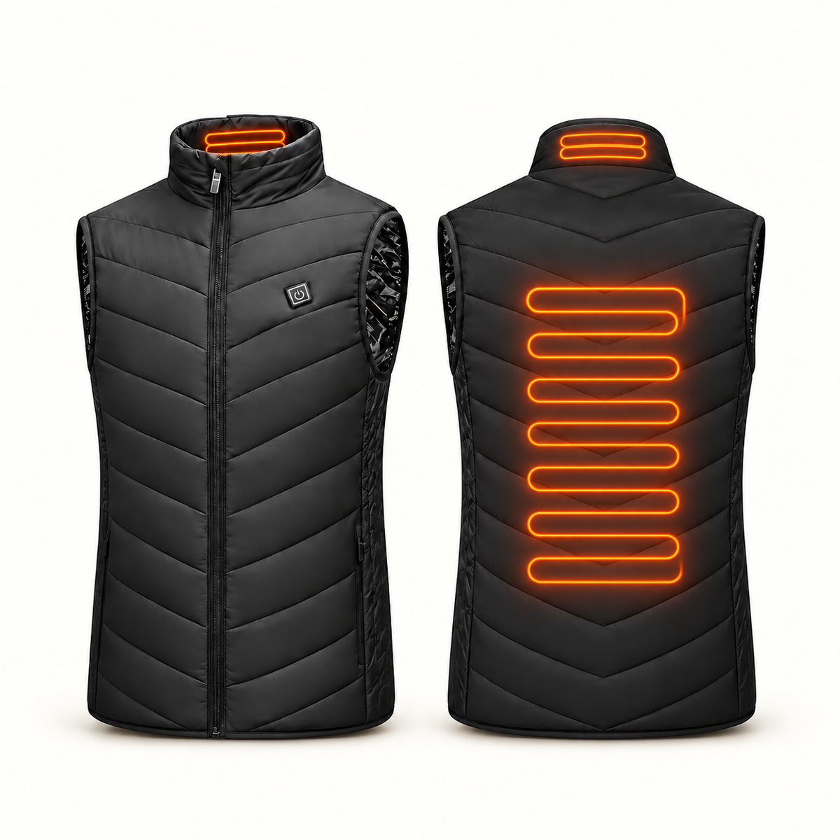 USB Heated Gilet for Men & Women – 2, 9, 11 or 21 Zones