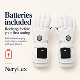 Rechargeable Heated Gloves — 3 Heat Settings, Batteries Included