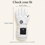 Rechargeable Heated Gloves — 3 Heat Settings, Batteries Included