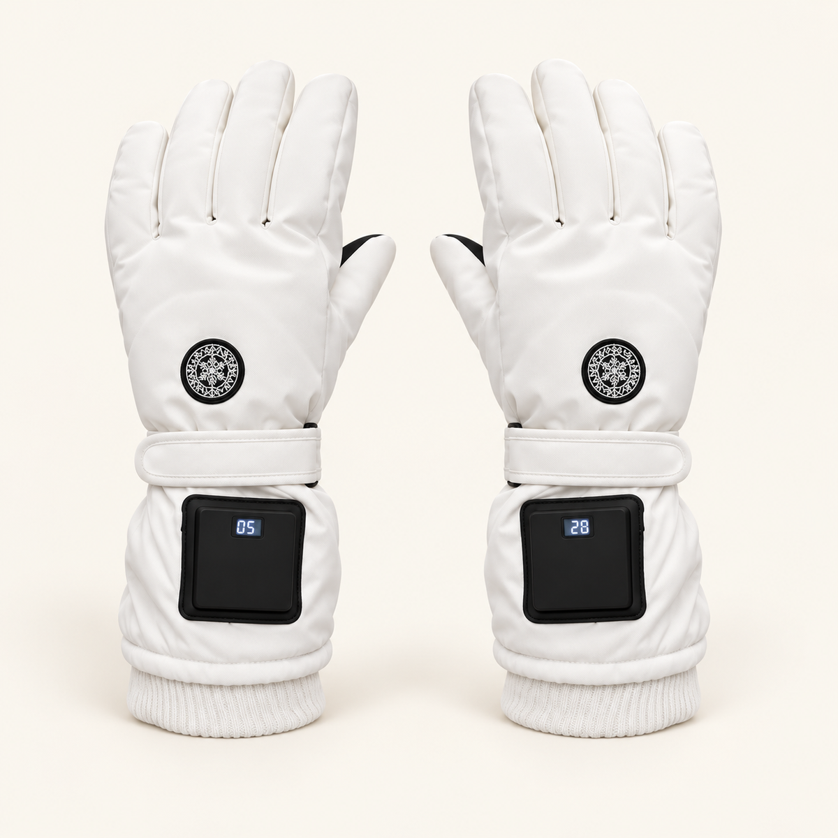 Rechargeable Heated Gloves — 3 Heat Settings, Batteries Included