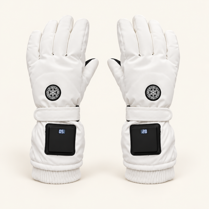 Rechargeable Heated Gloves — 3 Heat Settings, Batteries Included