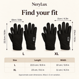 Rechargeable Heated Gloves — 5 Heat Settings & Flip-Open Fingertips