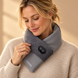 Grey USB Heated Neck Scarf — Three Settings