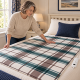 Electric Heated Blanket – Soft Plush, 3 Sizes & Heat Control