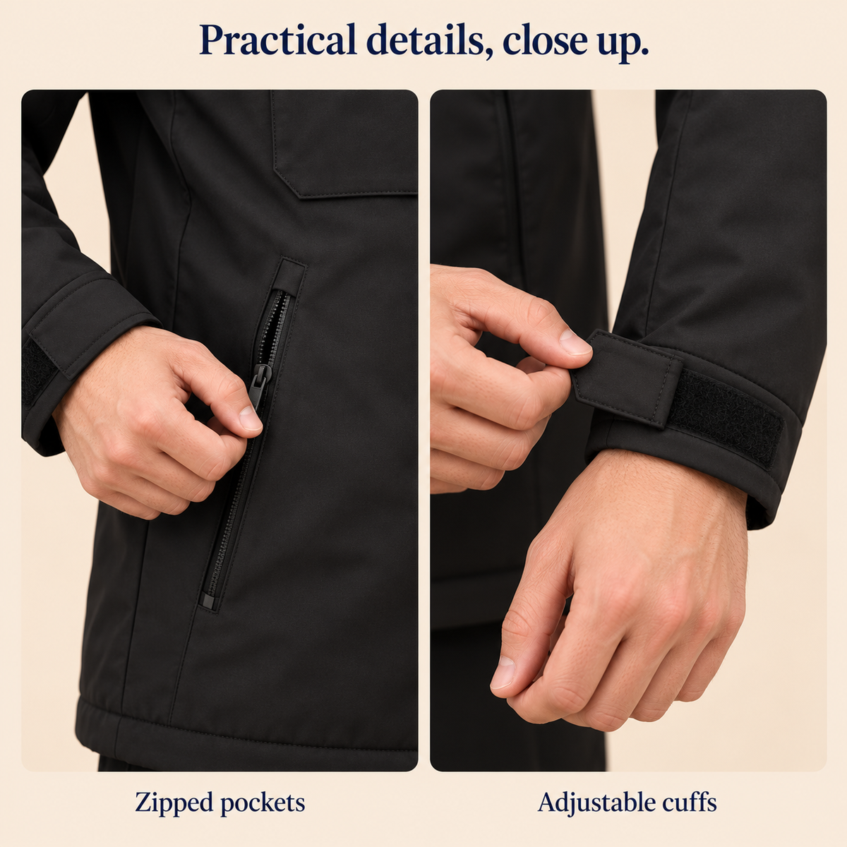 USB Heated Hooded Jacket — 9 Zones, Front & Back Controls