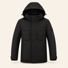 USB Heated Hooded Jacket — 9 Zones, Front & Back Controls