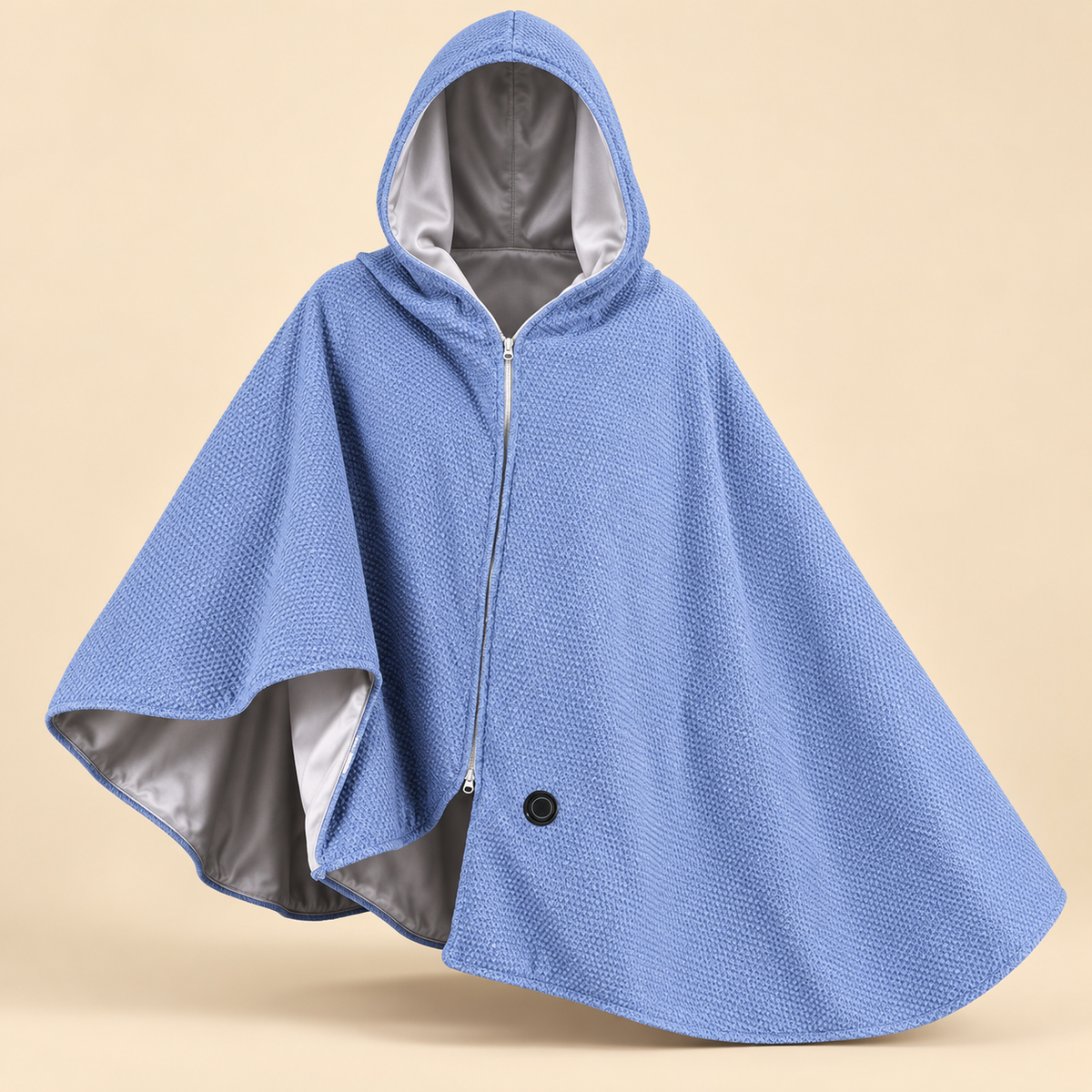 USB Heated Hooded Blanket — 3 Heat Settings