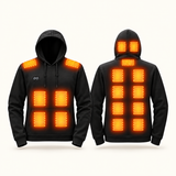 USB Heated Hoodie for Men & Women – 5 or 17 Heating Zones