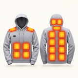 USB Heated Hoodie for Men & Women – 5 or 17 Heating Zones
