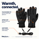 USB Heated Winter Gloves – Touchscreen & Water-Resistant