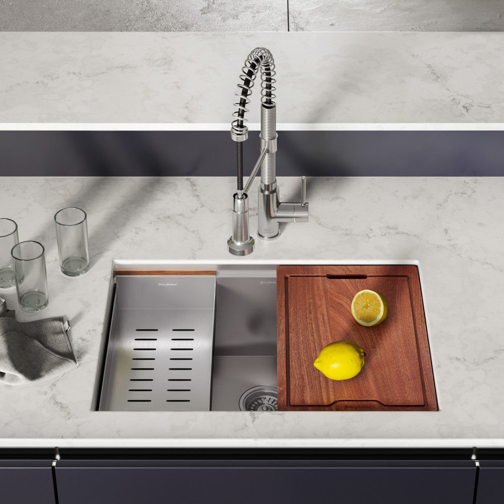 Rivage 68,6 × 48,3 cm simple Basin Undermount Kitchen Workstation vasque