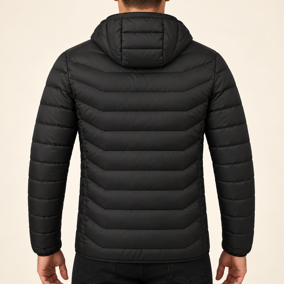 USB Heated Hooded Jacket — 2 Heating Zones, 3 Settings