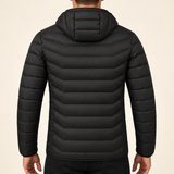 USB Heated Hooded Jacket — 2 Heating Zones, 3 Settings
