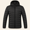 USB Heated Hooded Jacket — 2 Heating Zones, 3 Settings
