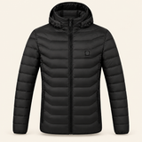 USB Heated Hooded Jacket — 2 Heating Zones, 3 Settings
