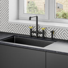 Avallon Pro mitigeur de cuisine – finition noir mat & Yellow