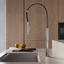 Nouvet Poignée unique, Pull-Down mitigeur de cuisine avec Pot Filler – finition Chrome
