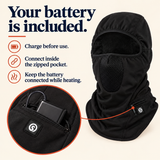 Savior Heat Rechargeable Heated Balaclava — 3 Settings