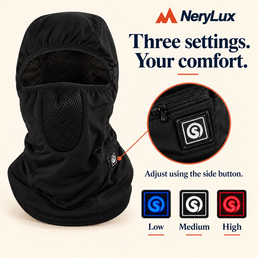 Savior Heat Rechargeable Heated Balaclava — 3 Settings