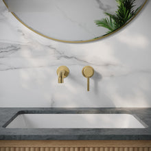 Ivy monocommande mural mitigeur de lavabo – finition or brossé
