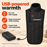 USB Heated Motorcycle Neck & Chest Warmer — 3 Settings